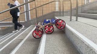 UCI MAE151 Team 28 Rocker-Bogie Stair Climber Successful Test