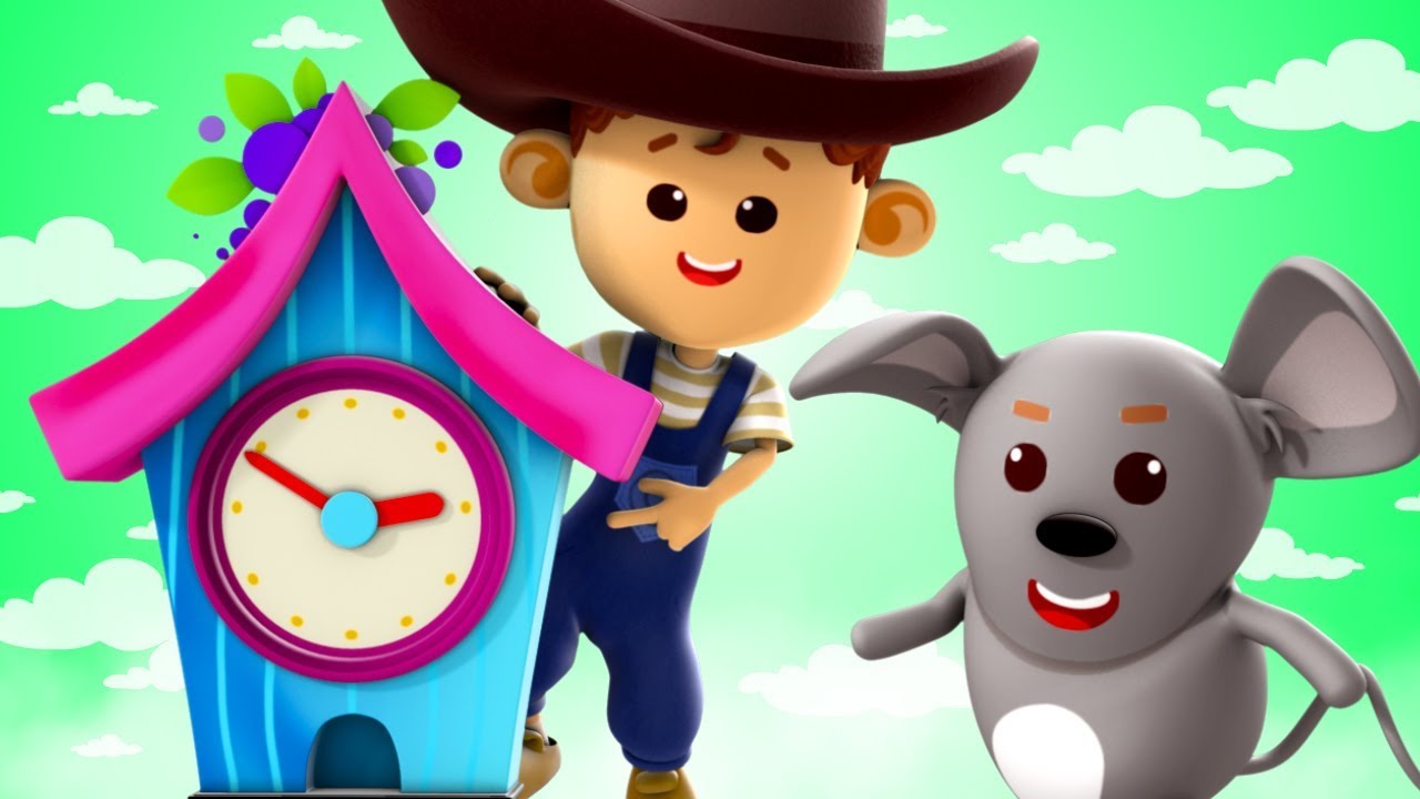 Hickory Dickory Dock | Nursery Rhymes For Kids | Baby Songs By Little Eddie