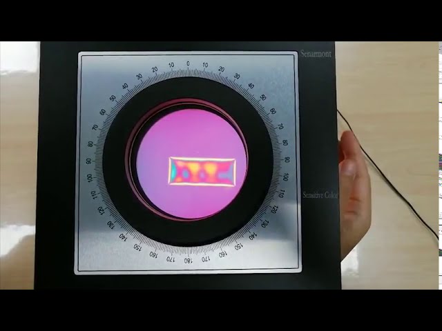 How to use a Polariscope to measure stress in glass ?