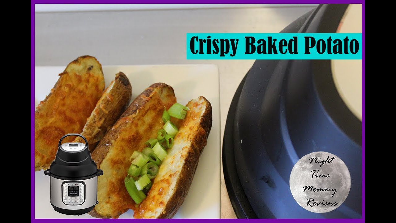 Crispy Baked Potato AIR FRYER LID / DUO CRISP RECIPES YouTube