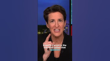 Rachel Maddow on E. Jean Carol’s civil case & how it signals no one is above our democracy #shorts