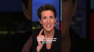 Rachel Maddow on E. Jean Carol’s civil case & how it signals no one is above our democracy #shorts