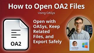 How to Open OA2 Files (OASys-Associated Data Files)