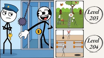 Thief Puzzle: Level 203 , 204 – How to Solve? (Walkthrough)