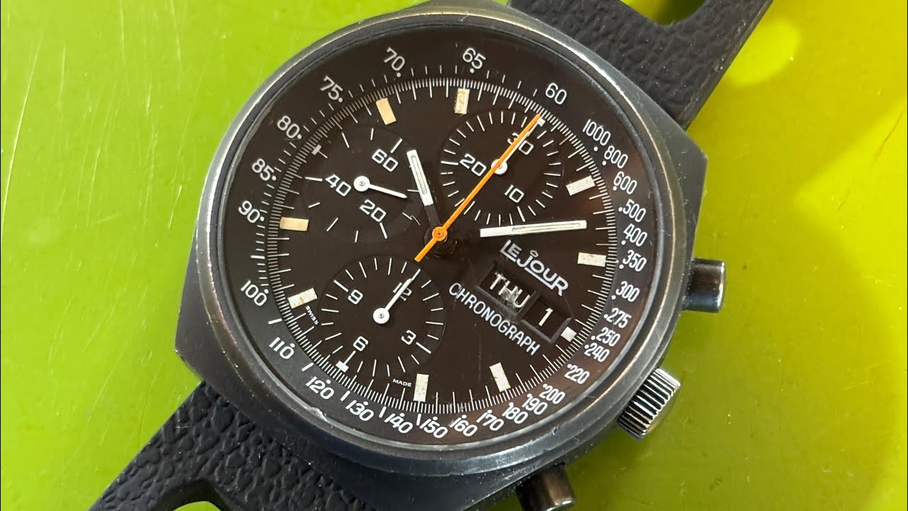 For Sale! LeJour 7500 'Poor Man's Heuer', fully serviced & ready