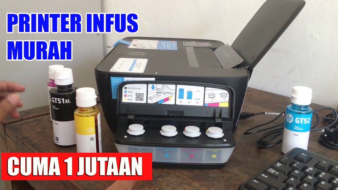PRINTER INFUS MURAH BERKUALITAS HP ink tank 115 YouTube