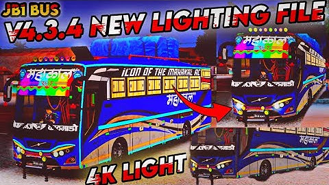 How To Add Lighting File Mod in Bus Simulator Indonesia v4.3.4  New Update Jb1 Full Lighting