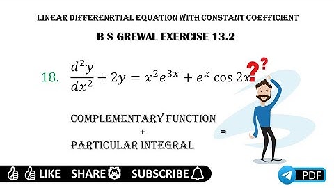 Bs Grewal solution  exercise 13.2 question 18