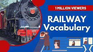 Railway Vocabulary | Railway Related Words English Vocabulary | Train Vocabulary