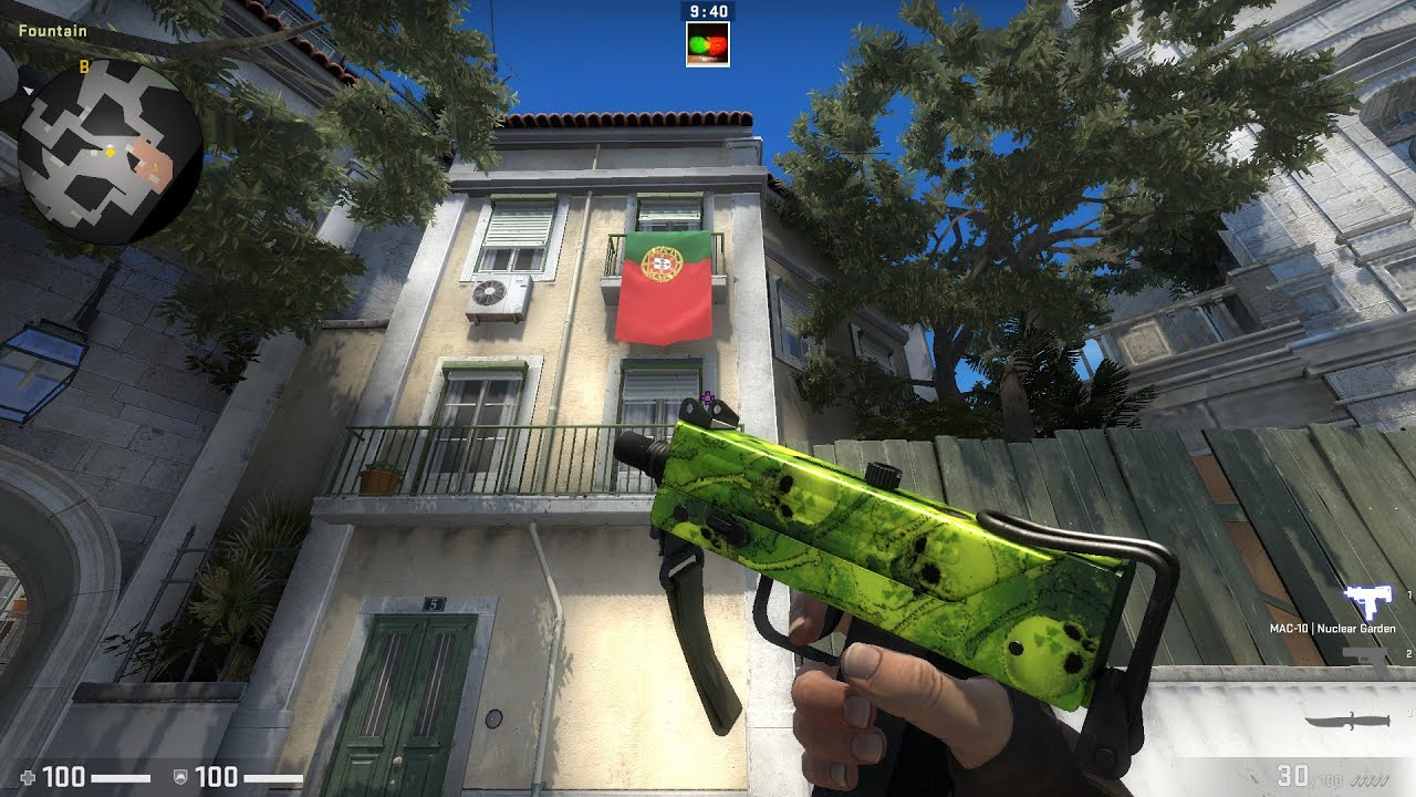 CSGO MAC-10 Nuclear Garden Minimal Wear