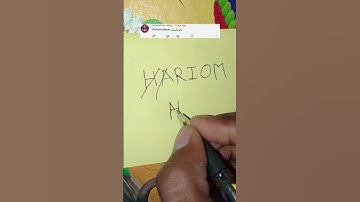 hariom name logo design #viral #shorts #writer