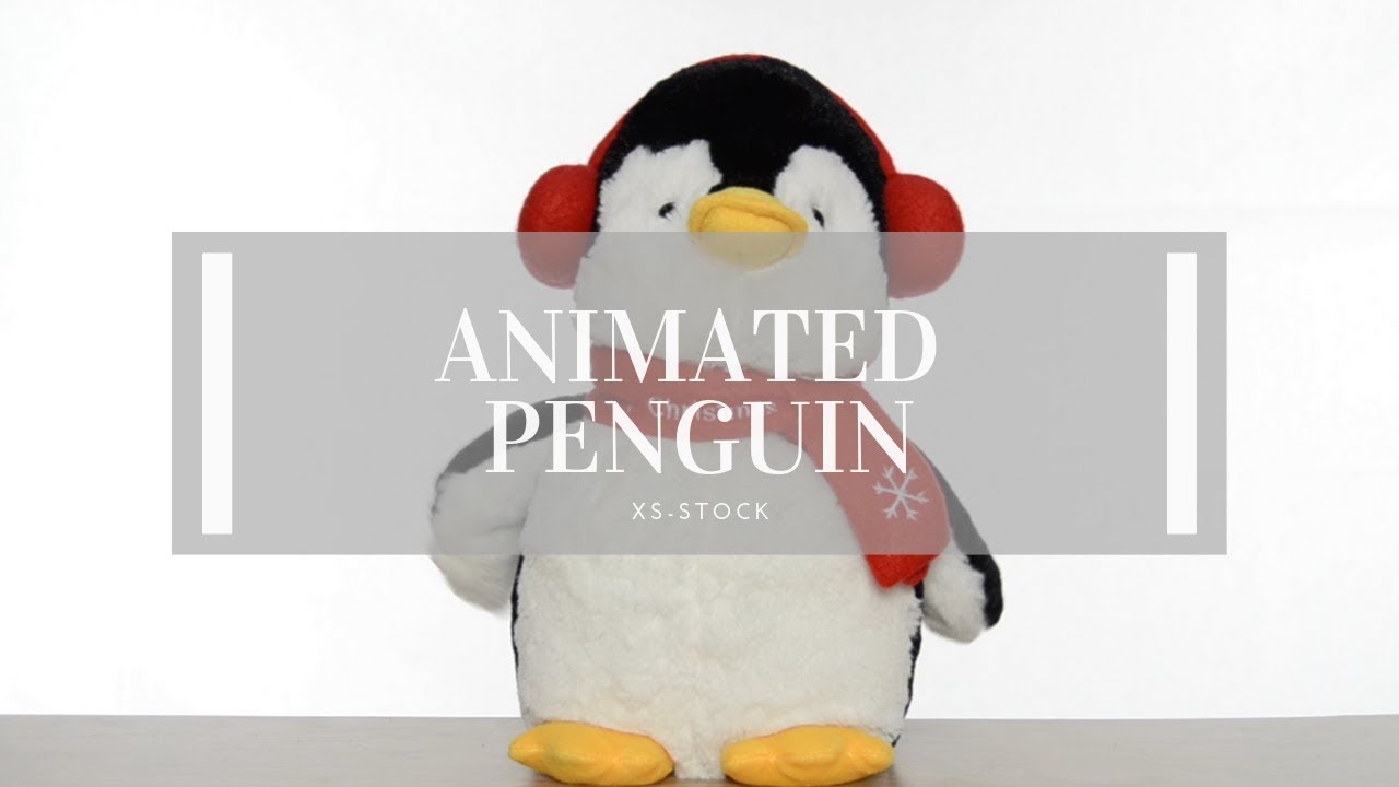 Animated Penguin Christmas Decoration YouTube