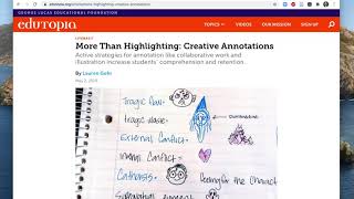 Annotating (Not Just Highlighting) on Perusall