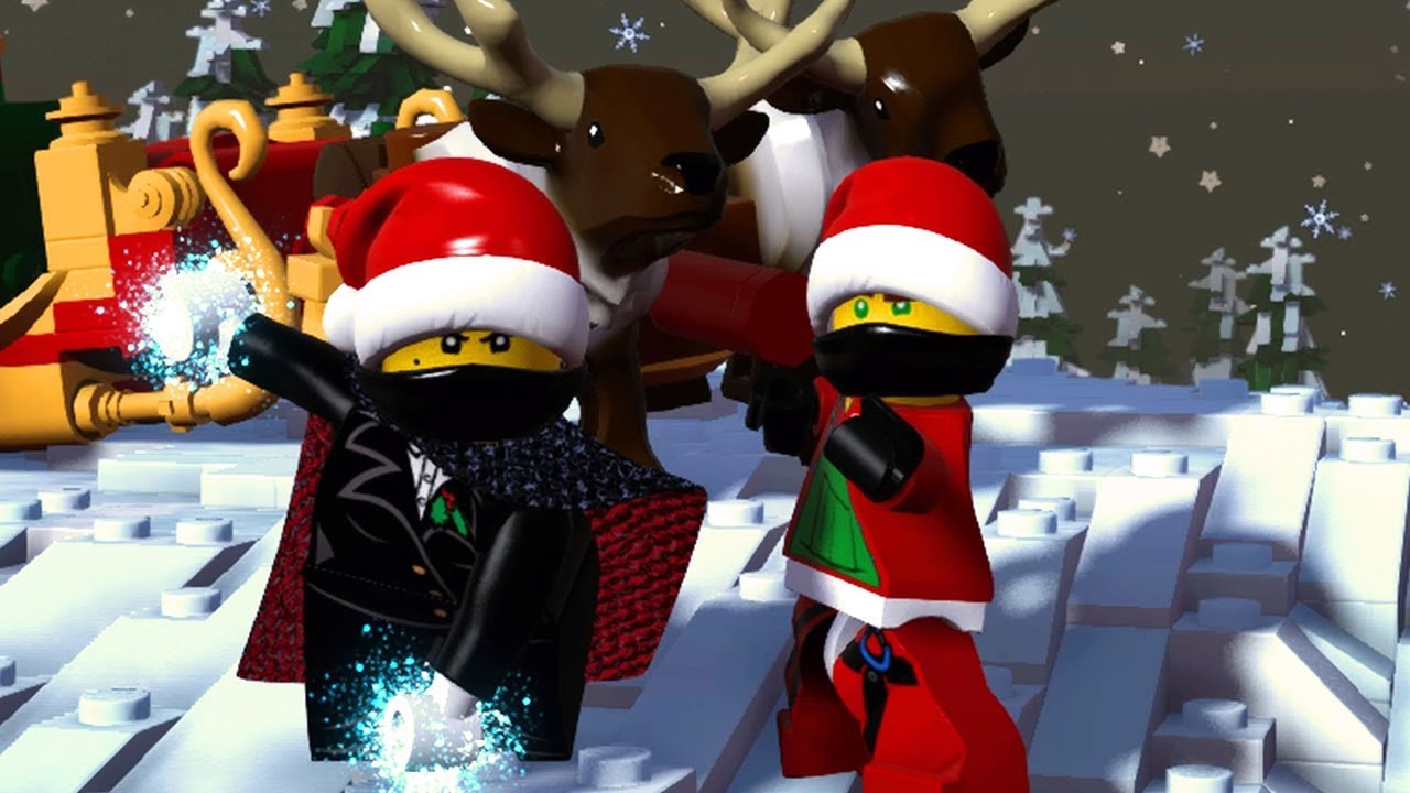 LEGO Play] Ninjago in Christmas World to find the big tree