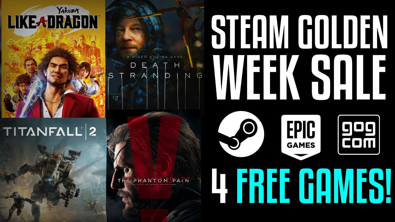 STEAM GOLDEN WEEK SALE AND 5 FREE GAMES! YouTube