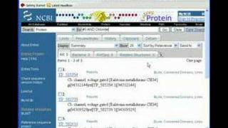 WME Screencast: NCBI Howto use links pop-out and History