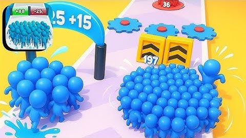 Satisfying Mobile Games Count Master- All Levels Gameplay Android,ios (Levels 1-3)