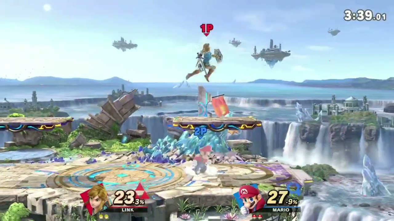 スマブラSP　VIPマリオの対策を語る　リンク　VIPマッチ　実況プレイ