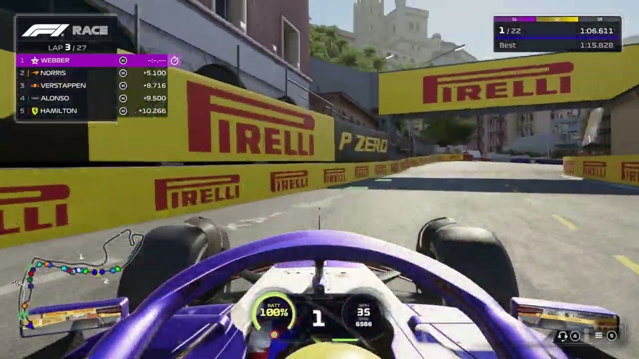 F1 25 Monaco GP (No Commentary)