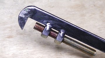 How to make a Adjustable  wrench in a 5 minutes | DIY Best idea