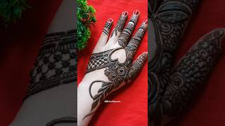 Beautiful Arabic Back Hand Mehndi Design 2026 | Heart Mehndi with Jali & Floral Pattern | #mehndi