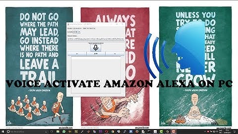 Voice Activate Amazon Alexa on Windows PC with Wake Word and Auto Start Service on Boot