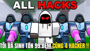 Tôi Đã Sinh Tồn Suốt 99 Đêm Với 4 Hacker Trong Roblox 99 Night In The Forest...casau