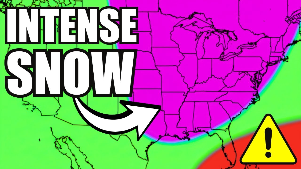 Two Massive Winter Storms Racing Toward America RIGHT NOW... - YouTube