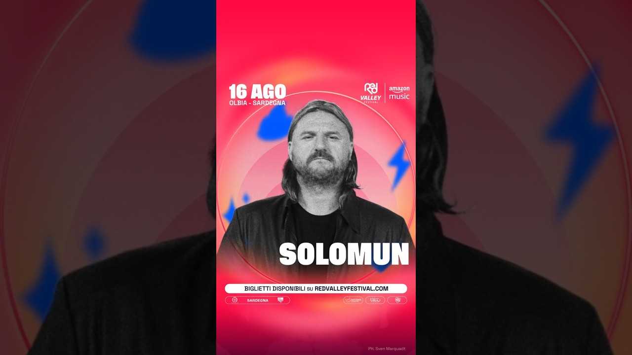 RVF24 Line Up | SOLOMUN - 16 agosto 2024 - Red Valley Festival