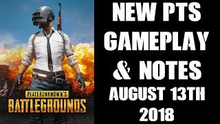 PUBG Xbox PTS Test Server Update Patch Notes & Gameplay 13th August 2018