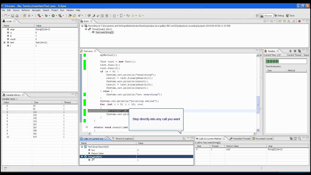 Chronon Time Travelling Debugger - YouTube
