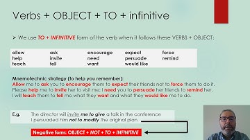 Technical English - verbs with -ing and infinitive | 4/22 | UPV