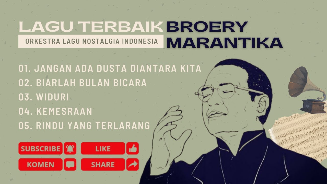Lagu Terbaik Broery Marantika - Lagu Nostalgia Indonesia - GAN'Screative