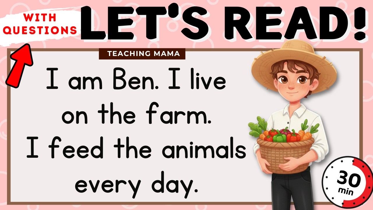 LET'S READ! | ENGLISH READING COMPILATION | ENGLISH COMPREHENSION FOR ...