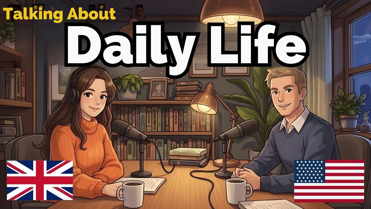 How to Talk about daily life in English | English Conversation Practice