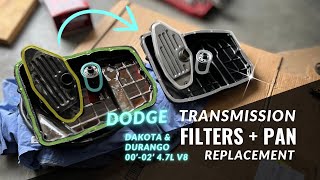 Famous Transmission Pan & Filter Swap | Dodge Dakota & Durango 2000-2002 4.7L V8 | Step-by-step Guide Profile