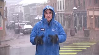 Spring snowstorm hits Colorado