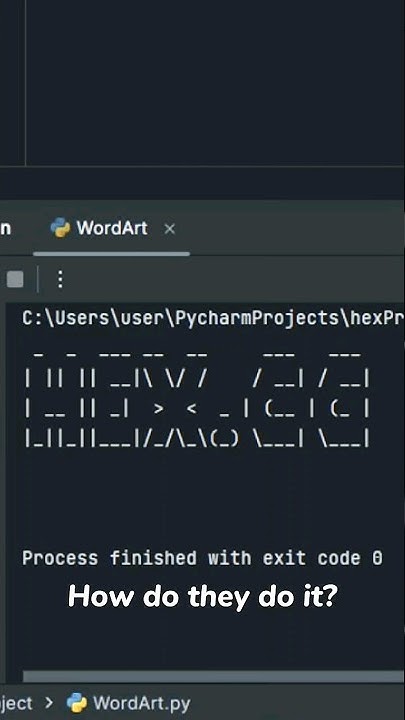 Python TextArt #python #code #pythontutorial #codding - YouTube