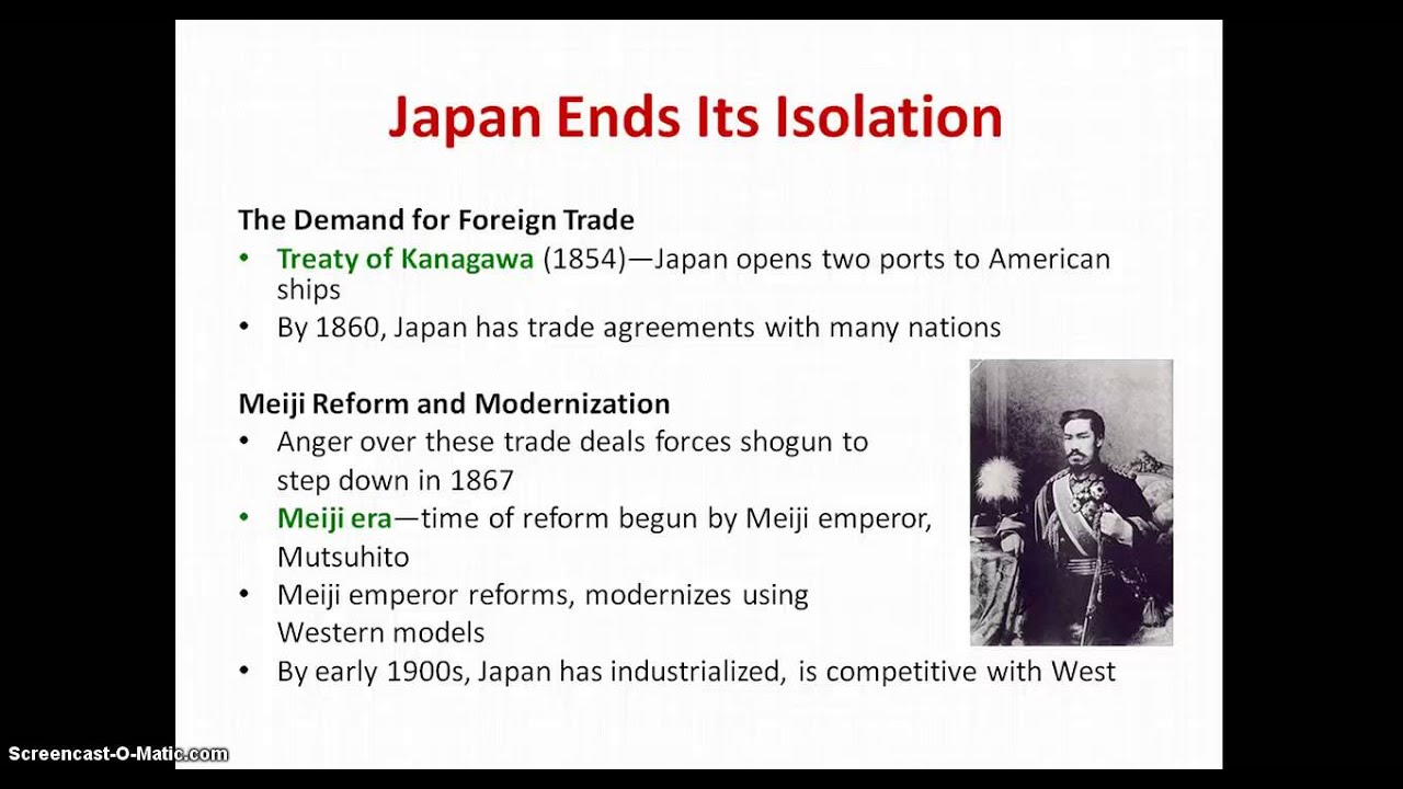 Why Would Western Nations Want Japan To End Its Isolation?