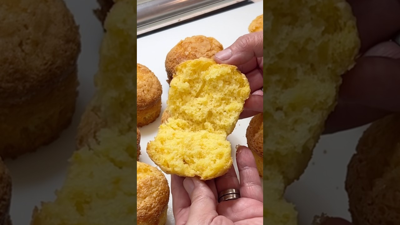 Magdalenas o muffins de naranja