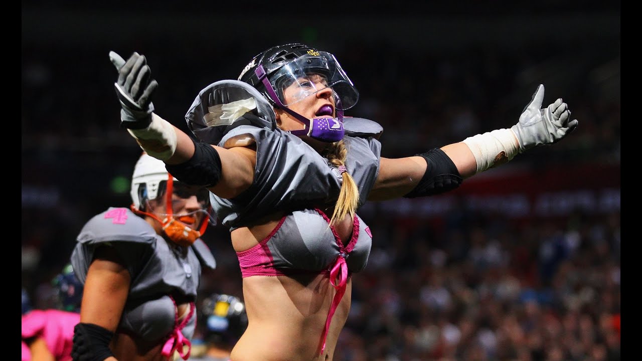 Best moments of the football lingerie league (LFL) YouTube