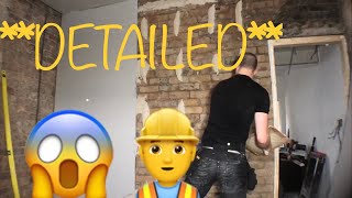 HOW TO PLASTERBOARD A WALL **DETAILED** (DOT & DAB METHOD)