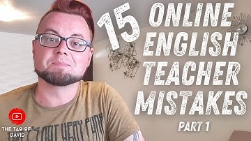 MISTAKES I made TEACHING ENGLISH ONLINE to ADULTS! | Part 1 | How TO TEACH ONLINE