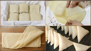 How to make Samosa Patti at Home /How to store Samos patti