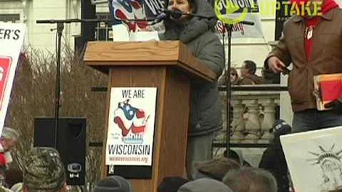 Madison Labor Rally-Christine Neumann-Ortiz