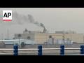 Missile strikes inside the US Embassy compound in Baghdad, Iraq