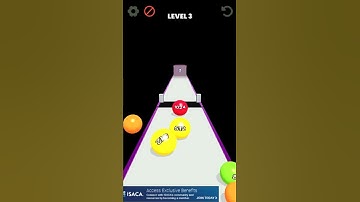 Ball Run 2048 - Gameplay Walkthrough Level 3 (iOS, Android) #Shorts #gameplay #viral