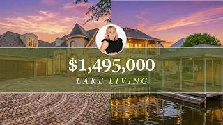 This Granbury Waterfront Home Comes With a Private Boat Dock... and a Boat! 🚤