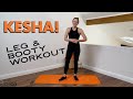 14 min LEG/BOOTY WORKOUT (NO EQUIPMENT) with Kit Rich (KESHA MUSIC +CAMEO!)
