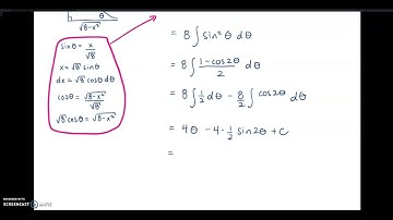 Intégrale avec substitution trigonométrique